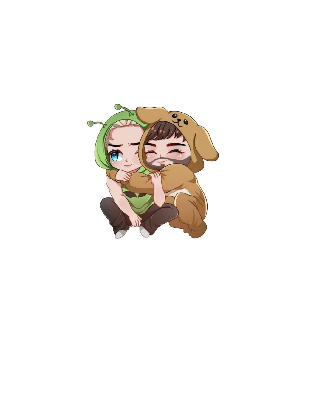 The Alien and the puppy sticker- Blitz'd