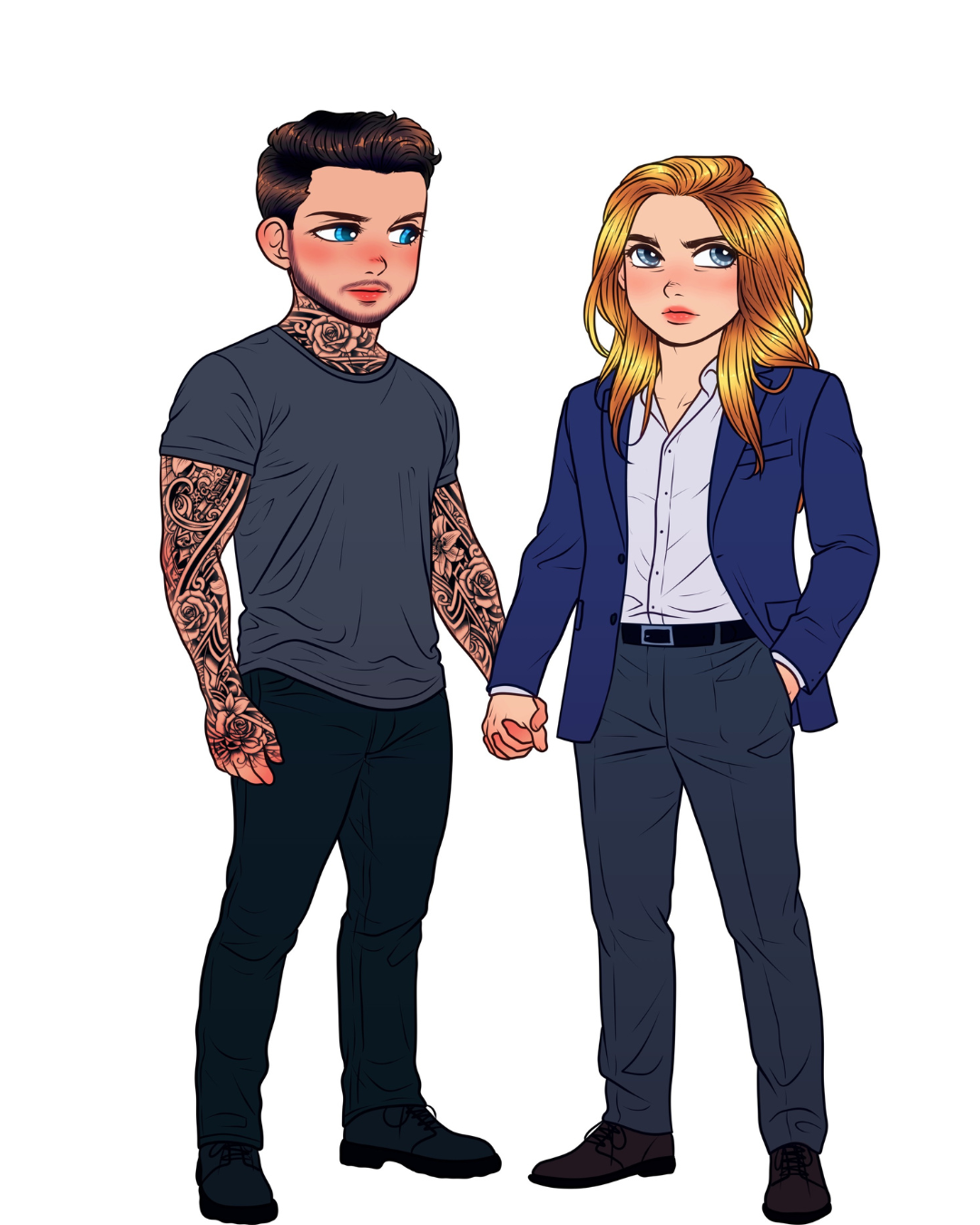 Carter and Kai sticker
