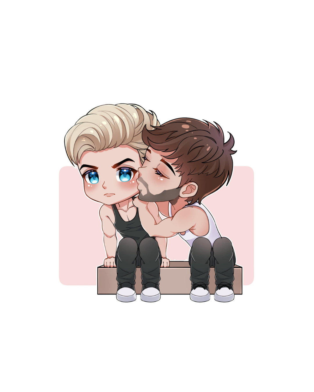 Kerian and Zander sticker