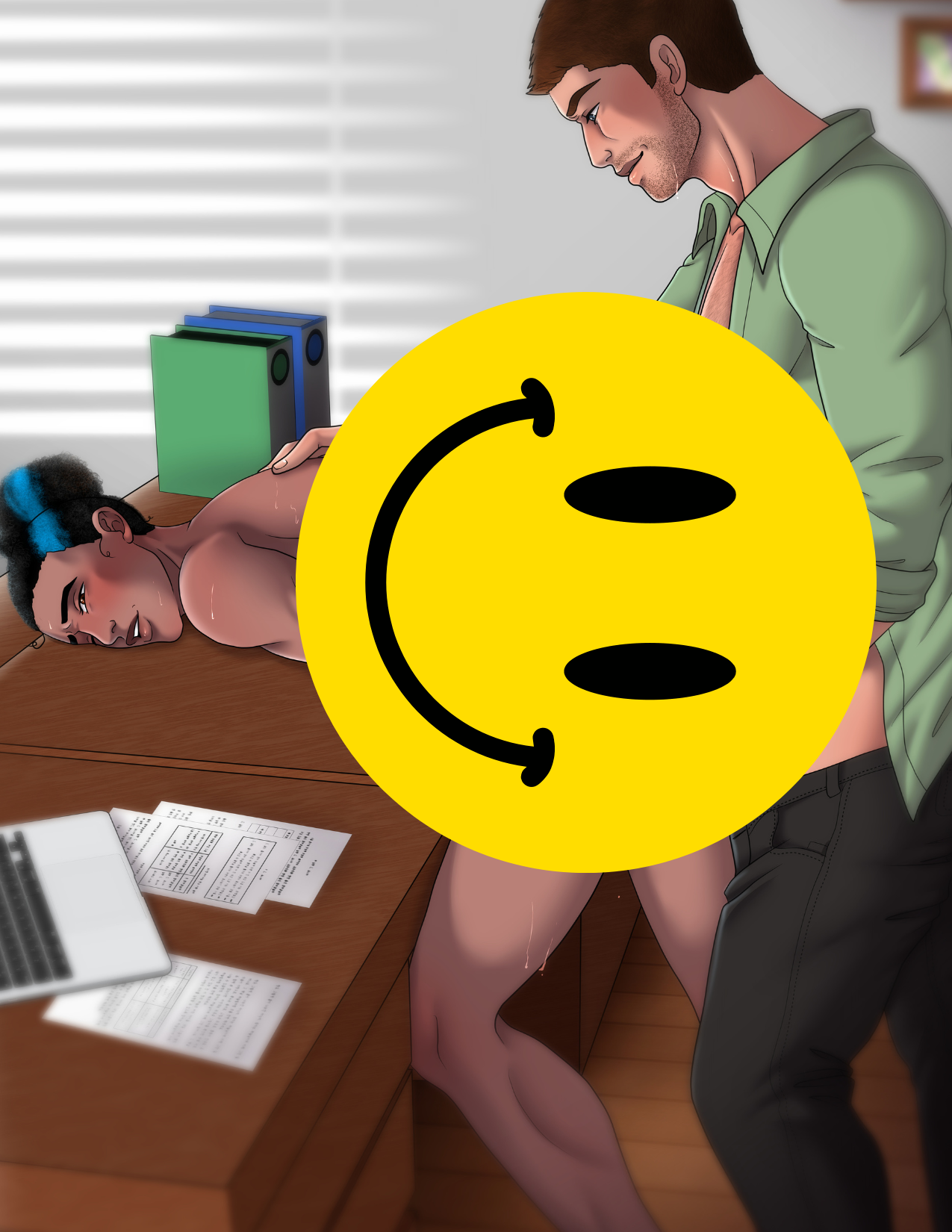 Blu and June NSFW art