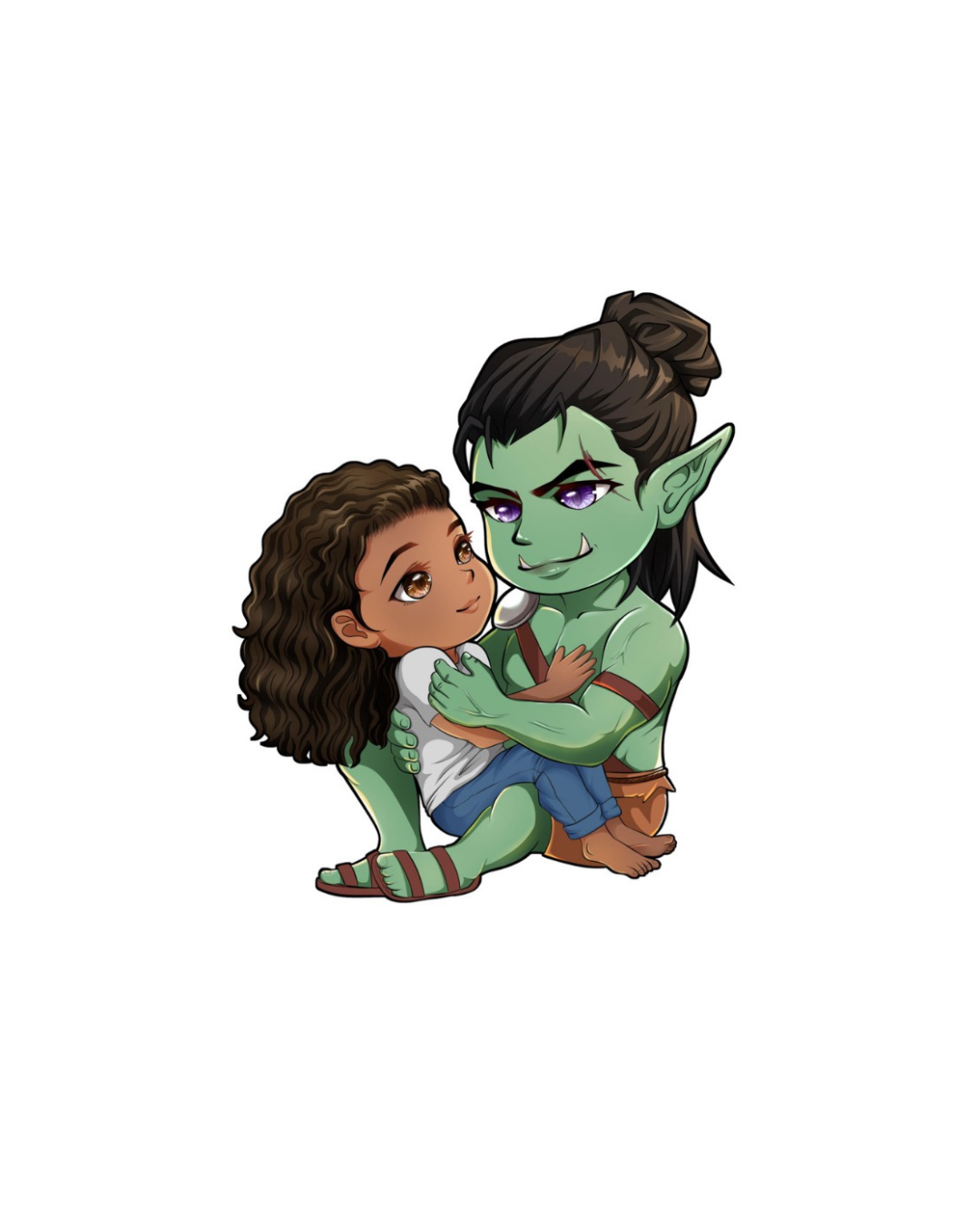 Axum and Rainn sticker