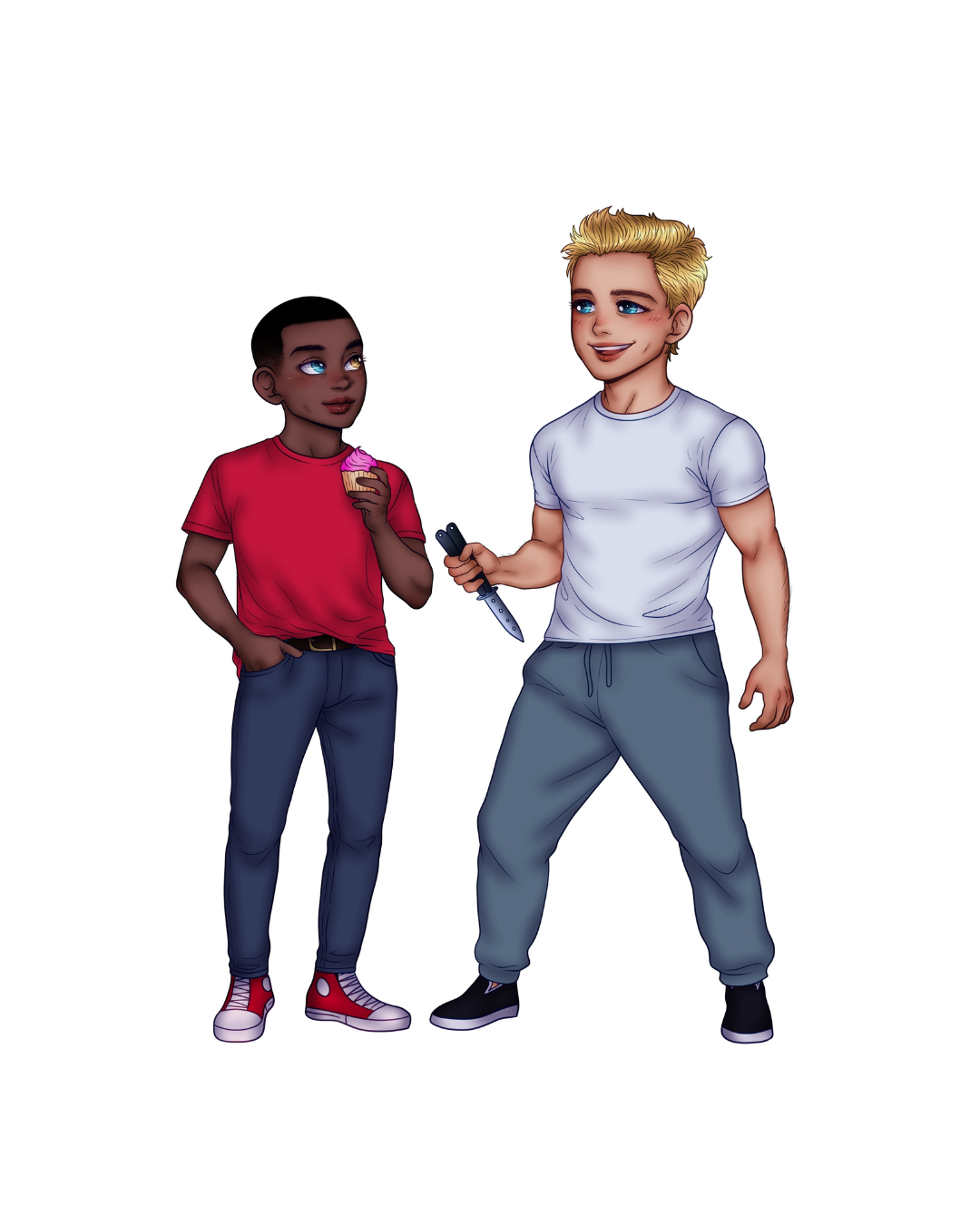 Leo and Tyshawn sticker