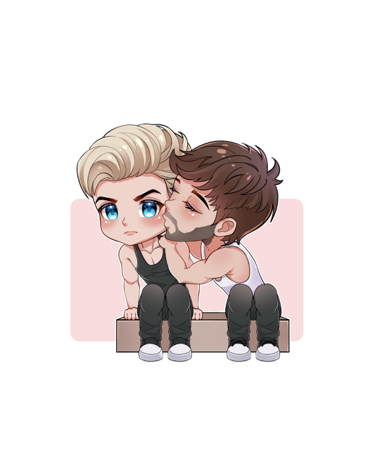 Kerian and Zander sticker