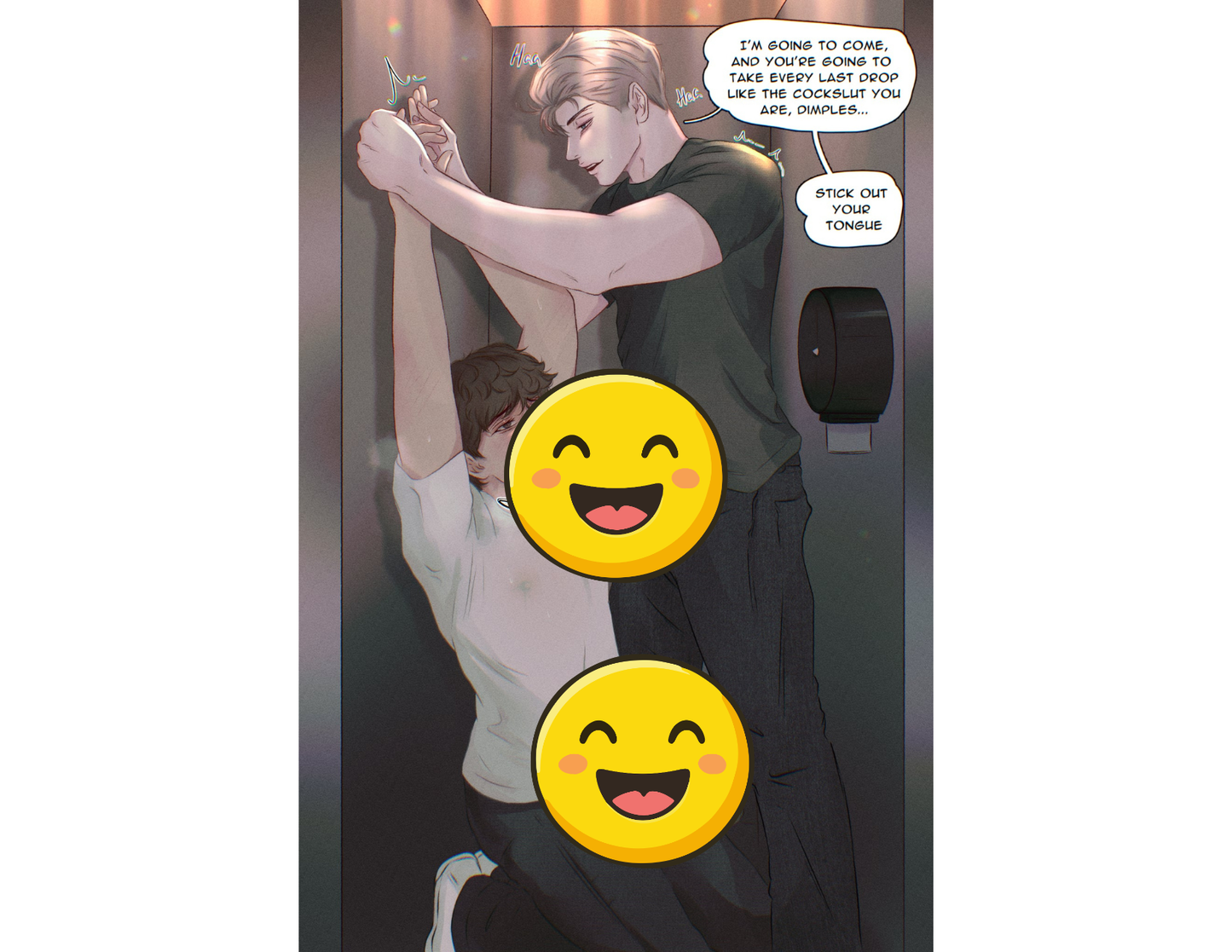 Blitz'd bathroom scene