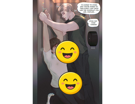 Blitz'd bathroom scene